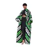Afrikansk etnisk tryck lös lång trenchrock streetwear kvinnor dashiki afrikansk klänning mode femme boho cardigan africa kläder 240407