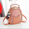 Drawstring Design Fashion Small Women Bag Leather Women's Crossbody Axel Messenger Bags Ladies Purse Female Bolsa Handväska