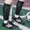 Sports Soccer Shin Guards Meias de compressão de panturrilha de futebol EVA EVA SLUVE DE MANEIRA PORTAGEM PROTECTOR Aquecedores de ciclismo 240402