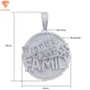 Pendentif personnalisé Fine Jewelry Sier Pass Tester Diamond Tester Iced Out VVS Moisanite Hip Hop Pendant