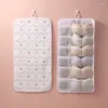 Storage Bags Household Hanging Underwear Bag Foldable Multiple Pockets Bra Socks Classified Mesh