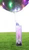 Светлый светодиодный воздушный шар прозрачный цветной вспышки вспышки с 70 см. Свадебные декорации по шесту.