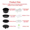 Pots 10pcs Airfryer Accessories Set 8/7/6 Inch Fit For Airfryer Baking Basket Cake Bucket Pizza Pan Plate Grill Pot Kitchen Cook Tool