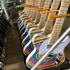 In stock Shop Custom Rainbow Rainbow Bullseye Electric Guitar Humbucker Pickup Vintage Tuners Vintage Hardware Ship Out Inectetel2825744