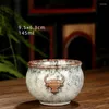 Koppar tefat keramiska ugn byte glaserade master te cup suet jade hand målade set kinesisk teaware kaffe mugg dricksvaror 120 ml