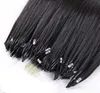 أكثر راحة REMY Nano Ring Extension Human Hair Extension Black Brown Blonde Color 100S Micro Loop Beads 70g 80g 148786866
