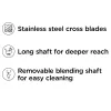 Blender Electric Immersion Hand Blender(Black),Mixer,Chopper,Ice Crushing 2Speed Control One Hand Mixer,kitchen accessories