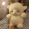 Keychains 25 cm super schattige schapen pluche poppen kawaii alpaca speelgoed gevulde zacht dieren kussen verjaardag bruiloftsfeestje gooi