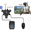 GamePadsモバイルコントローラーゲームキーボードマウスコンバーターPUBGモバイルコントローラーGamePad Bluetooth for Android iOSアダプター