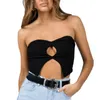 Robes décontractées Yileegoo Femmes S sexy couture tube tops d'été sans bretelles sans manche