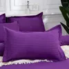 Set di biancheria da letto esplosivo colore solido 1 cm Strip di raso semplice federe per copertura trapunta senza foglio da letto set