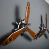 Decoratieve beeldjes retro groot vliegtuig propeller metalen muur hangende decor ambacht café restaurant bar hang kinderen hoge kwaliteit