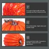 Fleurs décoratives 7 PCS Pumpkin Modèle Ornements Halloween DÉCORATIONS DE MARIAGE INDOOR MO