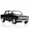 1 36 Ryssland Avtovaz Lada Toy Car Model Metal Diecast Alloy Pull Back Rova Classic Car 13cm med 2 dörrar pojke barn födelsedagspresent 240402
