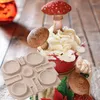 Stampi da forno enormi stampi di silicone di funghi strumenti di decorazione della torta nuziale fondente per decorazione in pizzo resina al cioccolato