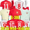 XXXL 2024 Maglie da calcio Galles Bale Wilson Allen Ramsey Wes 24/25 Coppa nazionale Rodon Vokes Brooks Johnson Football Shirt Men Kids Kits Sock Full Set 2025