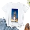 Women's Polos Apollo 11 Launch T-shirt Anime Clothes Tees Luxury Designer Clothing Women