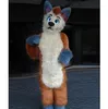 Husky Dog Fox Mascot Costume Top Cartoon Anime Theme Character Carnival Unisexe Adults Size Christmas Birthday Party Outdoor