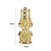 Storage Bottles East Style Antiqued Metal Dubai Arabian Essential Oil Cosmetic Container Refillable Perfume