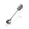 Spoons Dessert de café pour l'agitateur crème Scoops Exquis Practical Mini Table Voleil Soup Sug