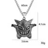 2022 NOUVEAU BIELLIGNE HIP-HOP Little Devil Monster Tide Mens Titanium Steel Collier