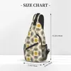 Backpack Customized Striped Petal Orla Kiely Sling Bags Men Scandinavian Floral Shoulder Chest Crossbody Travel Hiking Daypack