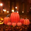 Flores decorativas Modelo de abóbora Ornamentos de Halloween decoração realista em miniaturas internas suprimentos de festa de outono