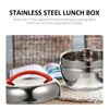 Dinware Roestvrij stalen containers Thermal Lunch Box Office Non-Magnetic Case Outdoor Bento School Bowl Kind