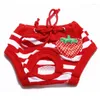 Dog Apparel 1PC Pet Shorts Sanitary Physiological Pants Cute Fruit Print Diaper Washable Female Panties Underwear Briefs