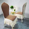 Couvre la chaise de style européen Universal Cover Creat Couring Couring Matching Home Decor Fashion Jacquard Dining Cove