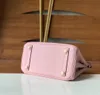 25cm Brand purse luxury bag designer handbag Genuine Leather fully handmade stitching blue pink many colors wholesale price fast delivery