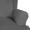 Pokrywa krzesła pełne opakowanie wysoka elastyczna pokrywka tkaniny wykwintne wykonanie stałe kolory obrońcy