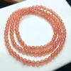 Decorative Figurines 4mm Whoelsale Natural Yanyuan Agate Crystal Healing Multi Loop Gemstone Bead Bracelet Fashion Jewelry Gift For Friends