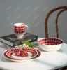 Decorative Figurines Mug Coffee Cup Saucer Set Ceramic Pre-loved Nordic Style Dinner Plate