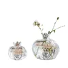 Vases Nordic Pomegranate Glass Vase Centerpieces Elegant Art Po Prop Flowerpot For Tabletop Party Office Living Room Ornament