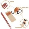 キッチンストレージキャンプ折りたたみ箸実用的な中国スタイル再利用可能な木製の家庭用防止防止防止