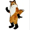 2024 Dimensioni per adulti Halloween Fancy Fox Mascot Costume a tema esterno festa per adulti abiti mascotte tema elegante vestito di carnivale costum