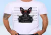 Nouvelle arrivée 2020 Fashion d'été French Bulldog Dog Police de police Dessie drôle T-shirt Men039 Tops de chien de haute qualité Hipster Tees5204447