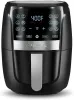 Fryers Gourmia Air Fryer Dyver Digital Display 6 кварта Большой плита Airfryer 12 1Touch Cooking Presets, XL Air Fryer Basket 1500 Вт