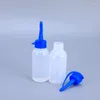 Storage Bottles 10PCS/lot Empty 30ML Plastic Glue Bottle With Long Tip Cap Squeeze Soft PE Container For Oil Liquid Paint