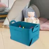 Depolama torbaları Katlanabilir sepetler kutu ile dergiler için kollu çocuk oyuncakları