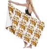 Serviette tropicale Cheetah maison salle de bain ménage microfibre solide les cheveux secs rapides femmes / homme visage absorbant