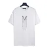 Högkvalitativ designerkläder Korrekt sommarhänge med vattendroppe broderi Kort ärm unisex mångsidig passande t-shirt trend