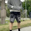 Heavy Weight Washed Black Shorts Men Women High Quality Multiple Pockets Shorts