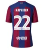 23 24 Lewandowski Barca Soccer Jersey Gavi R. Araujo Camiseta de futbol Pedri Ferran 2023 2024 Ansu Fati Raphinha Fan Fan Player Version Shirt Football