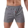 Underpants Sfit Bulk Preis Baumwolle Lose Kurzboxer Herren Plaid Unterwäsche Homewear Männer Plus Größe Shorts komfortable Multicolor