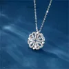 S925 Collier de trèfle chanceux en argent sterling pour femmes