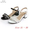 Scarpe eleganti Donne Donne a basso tacco gladiatore sandali con tacchi piccoli piccoli dimensioni 31 32 33 - 40 41 42 43 44 45 46 47 48 49 50