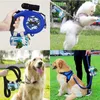 犬用アパレルプープバッグホルダーポータブル廃棄物ディスペンサーペットガーベッジリーシュアタッチメント600dオックスフォードクロス