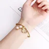 Charm Bracelets Trendy Elegant Temperament Fashion Jewelry Peanut Pendant Cute Korean Style Bracelet Female Sweet Hand Chain Baroque